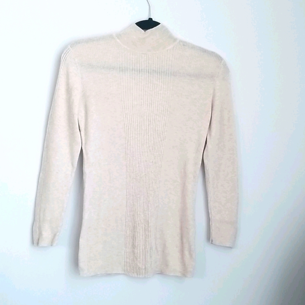 Escada cream turtleneck medium